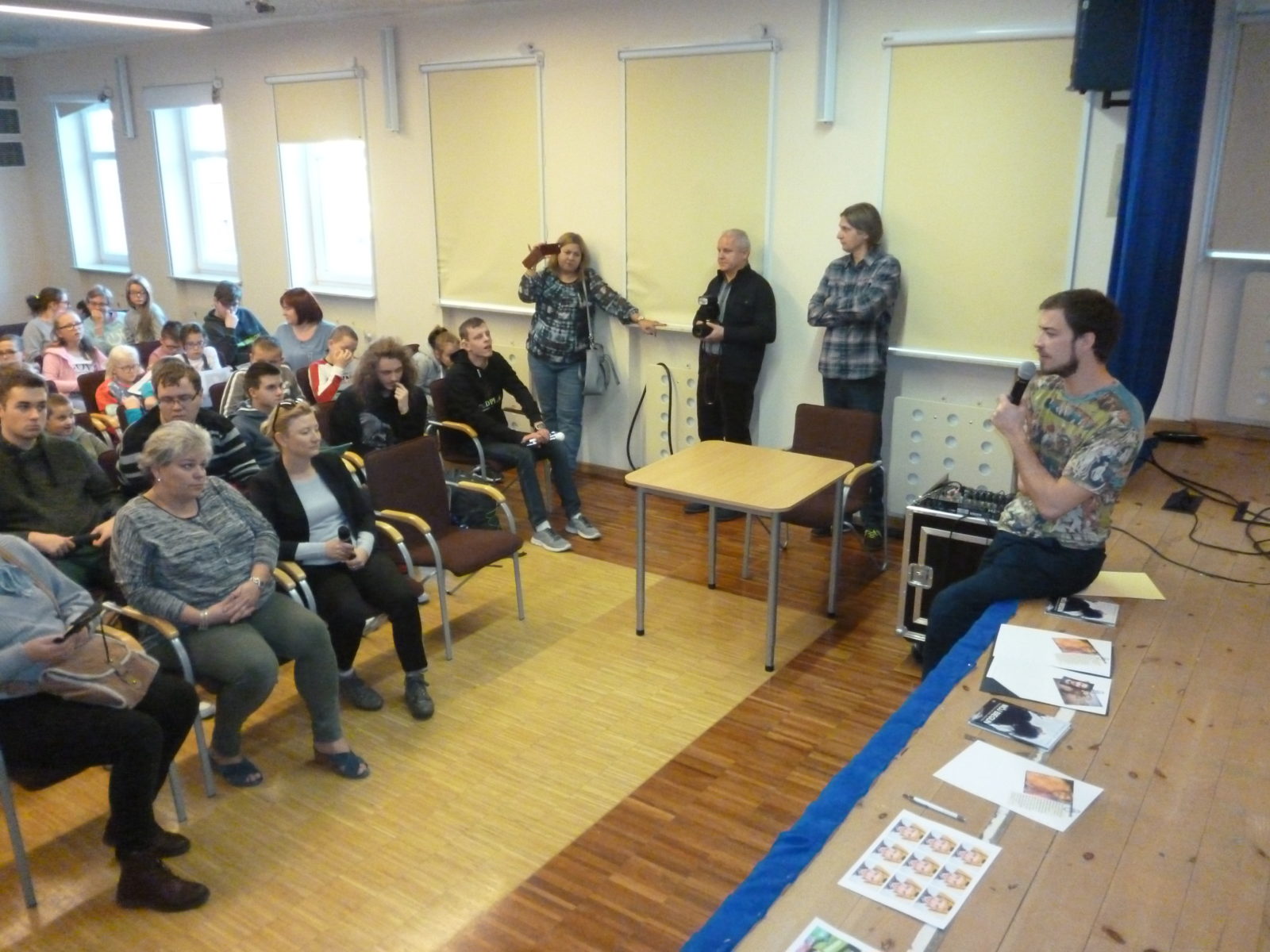 Jan Mela gościł w dąbrowskim ośrodku dla niepełnosprawnych Dąbrowa