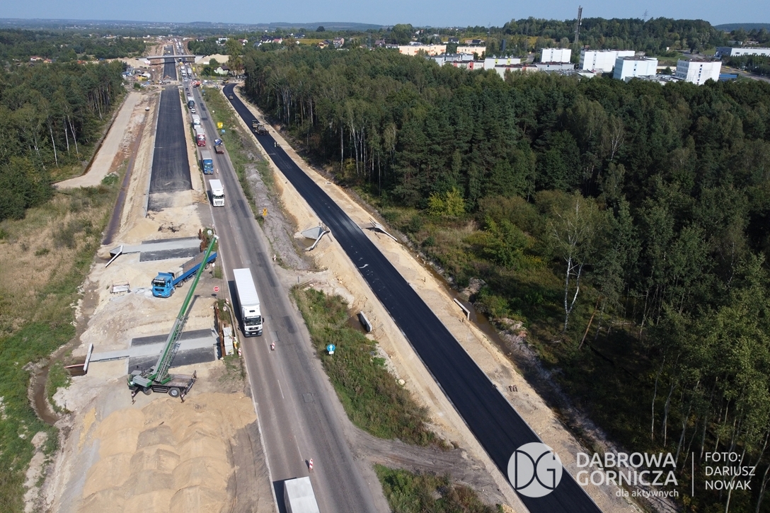 2022.09.08 DG - Przebudowa dąbrowskiego odcinka drogi krajowej S1 w drogę ekspresową. FOTO: Dariusz Nowak (nddg)